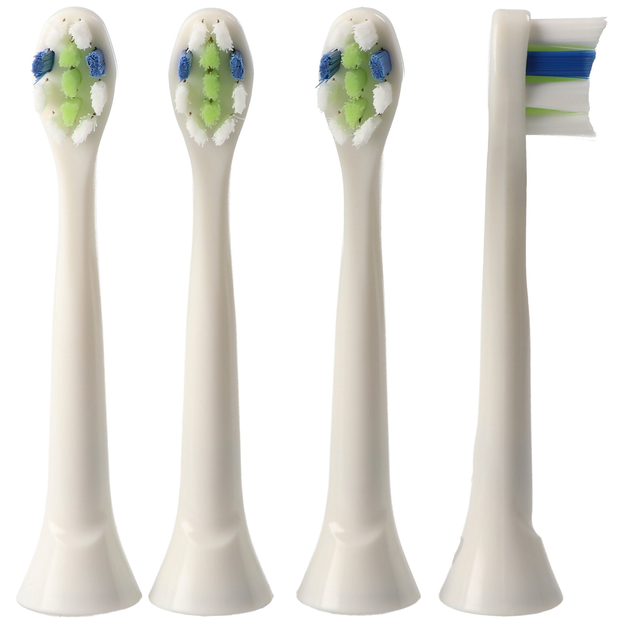 Pack of 4 mini cleaning brush replacement toothbrush heads for electric toothbrushes from Philips, s