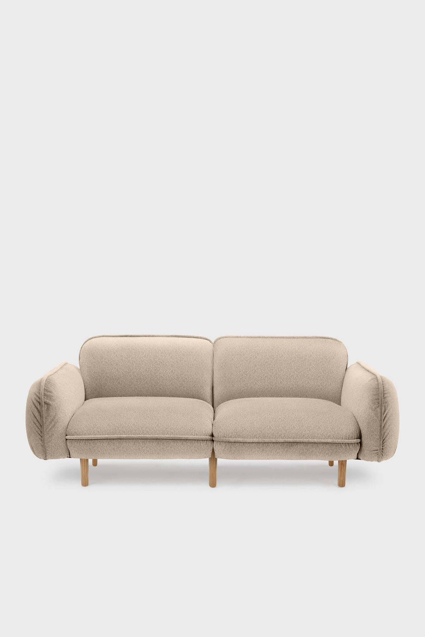 EMKO Bean Sofa 2-Seater / Beige / Boucle fabric