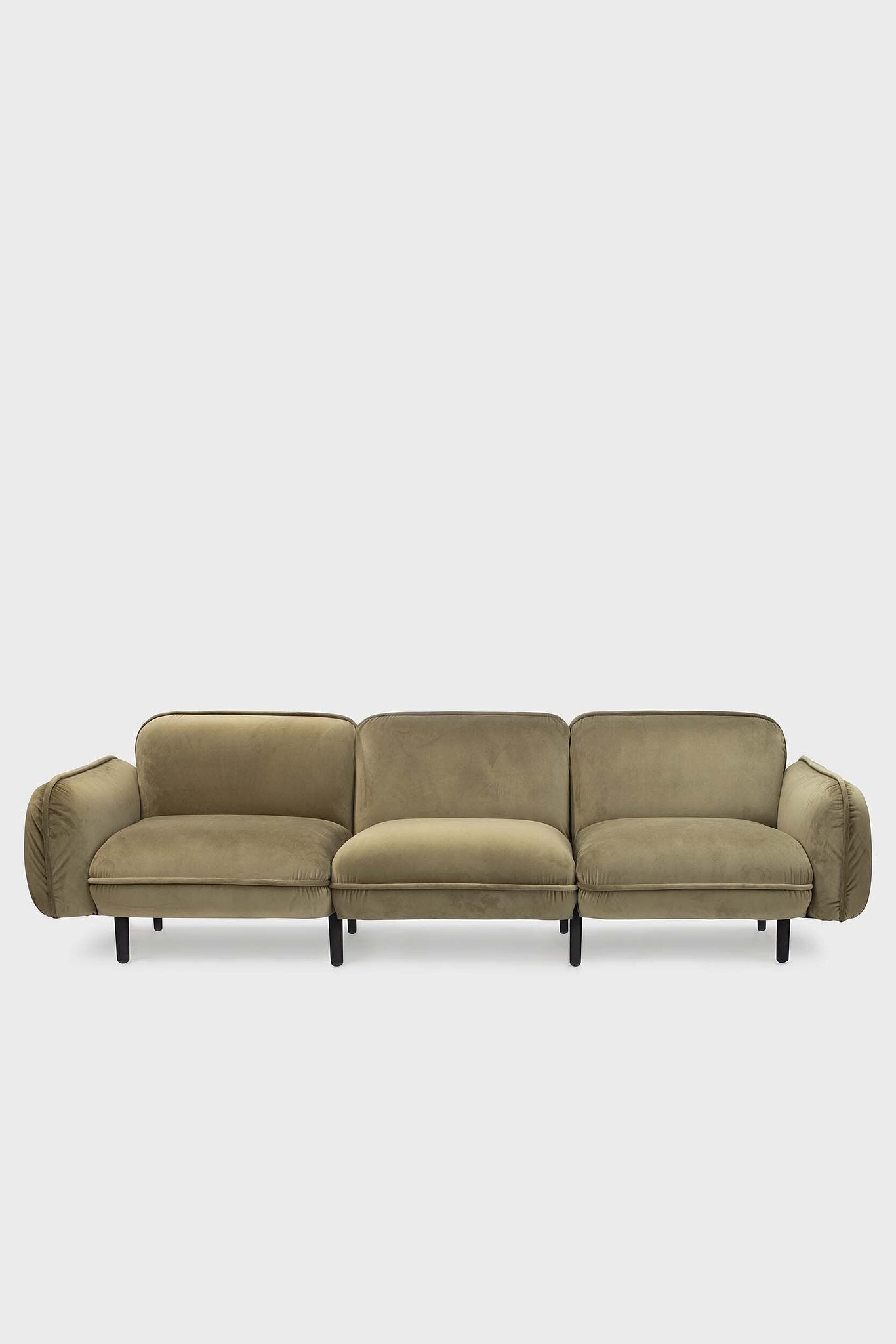 EMKO Bean Sofa 3-Seater / Beige / Boucle fabric