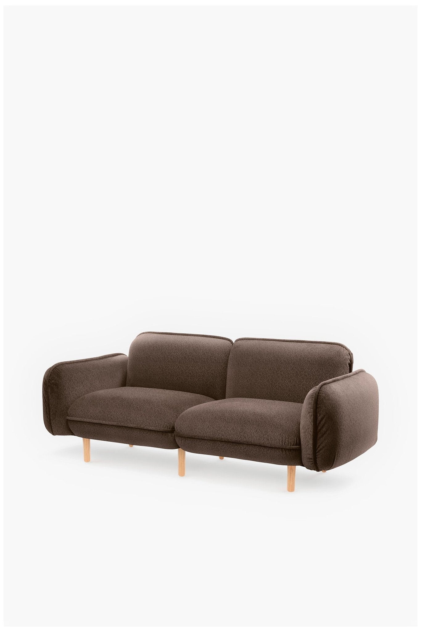EMKO Bean Sofa 2-Seater / Brown Choco / Boucle fabric