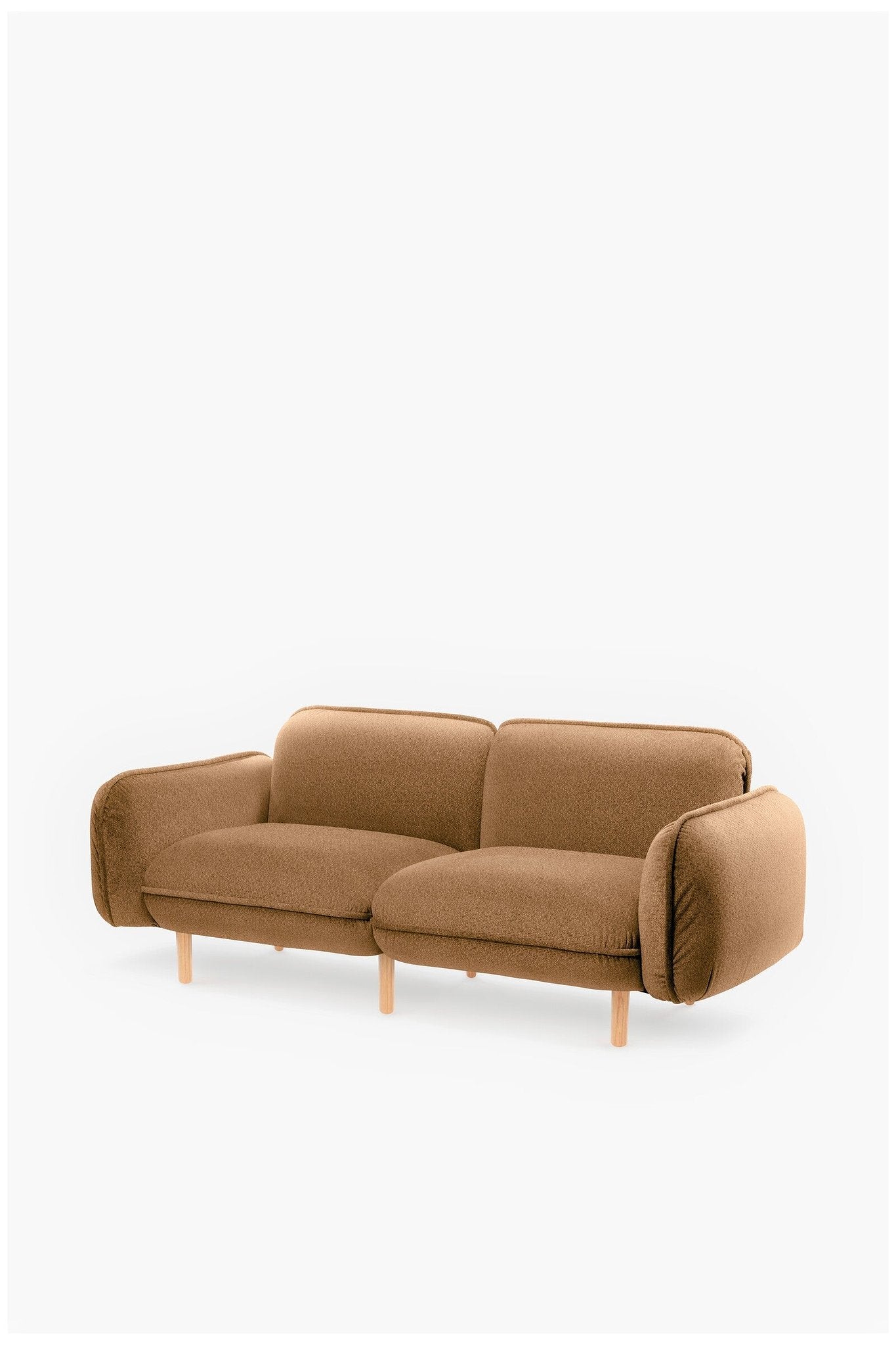EMKO Bean Sofa 2-Seater / Mustard / Boucle fabric
