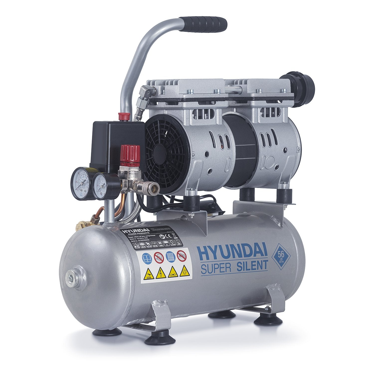 Hyundai Stille Compressor | 8L | 8 bar | 80 L/min - 55758 55758