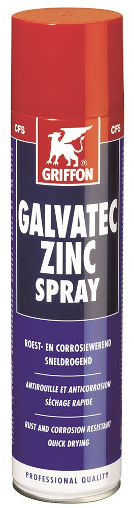 Griffon Galvatec Zincspray Aer 400Ml*12 L222 - 1233506 - 1233506