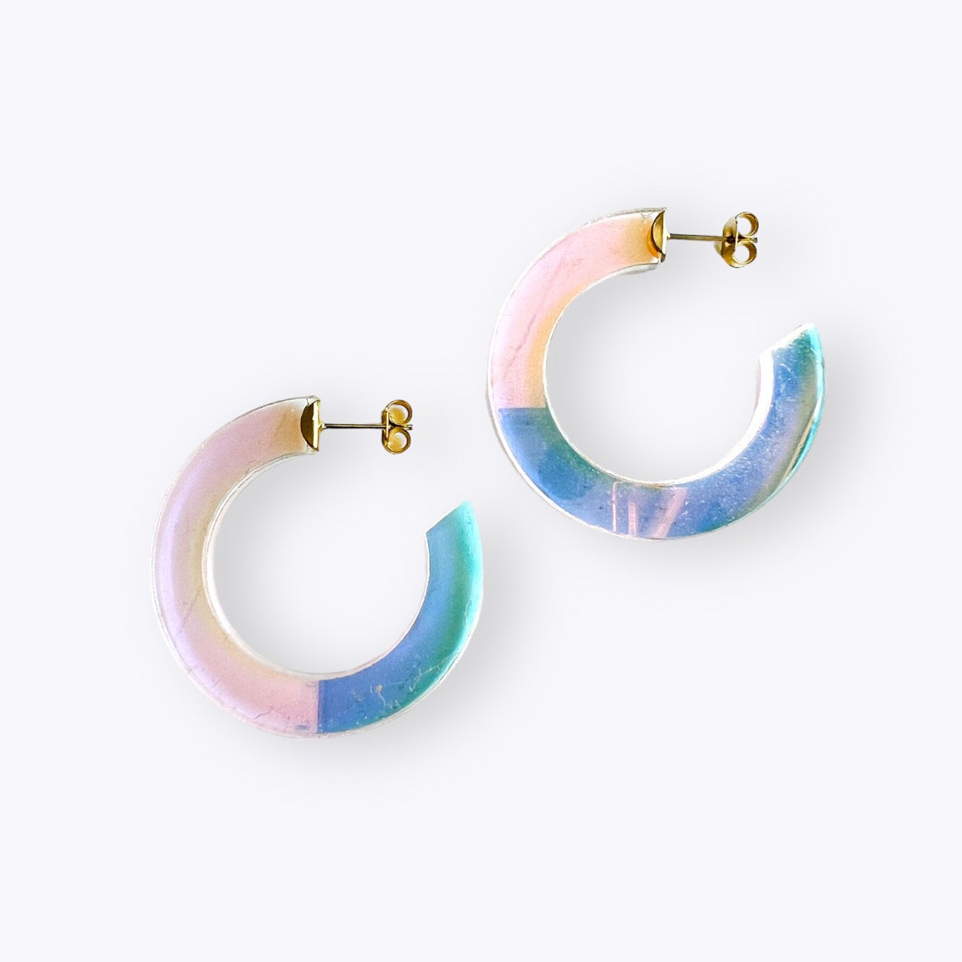 All Things We Like - Hoops Rainbow earrings