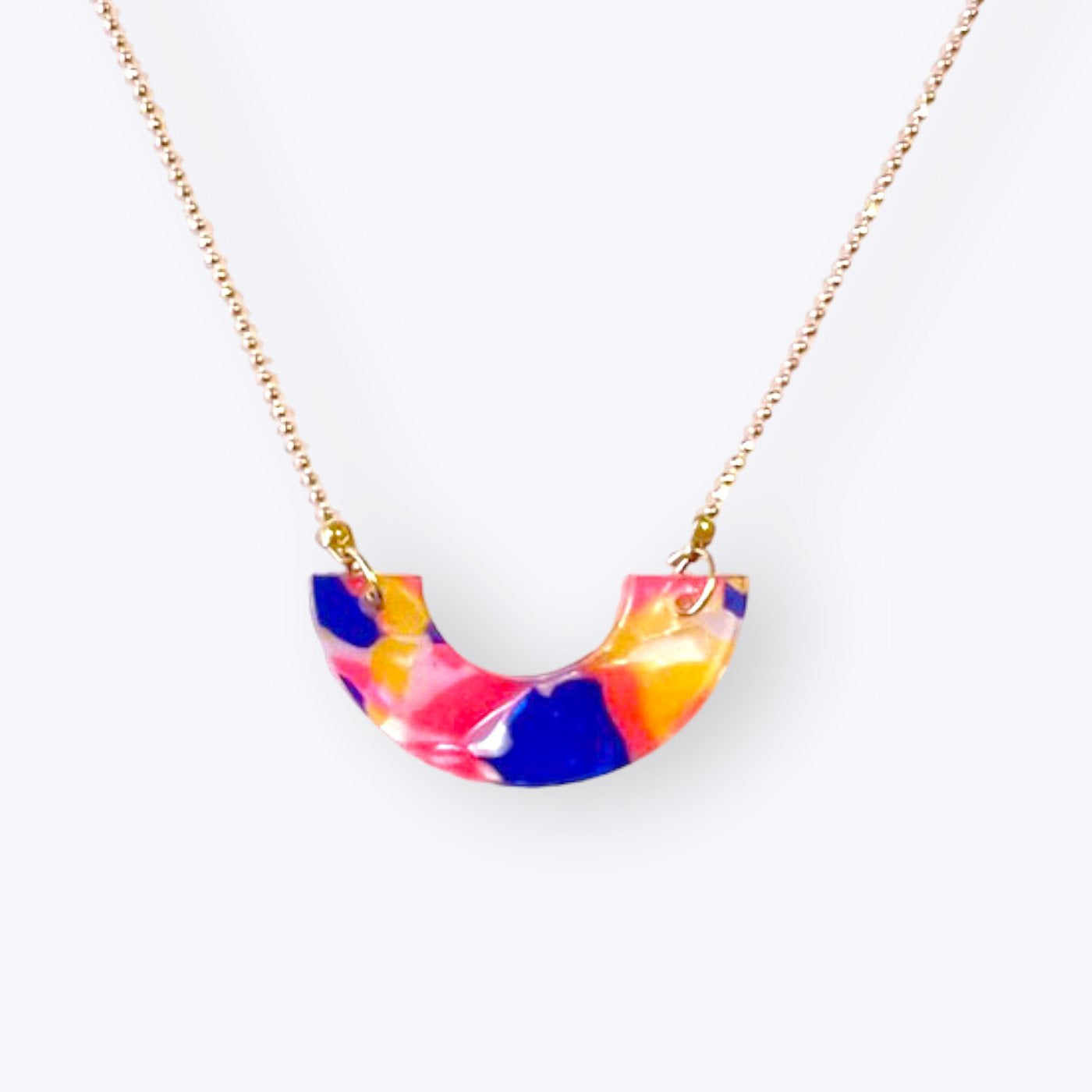 All Things We Like - Bow necklace Pinkmix
