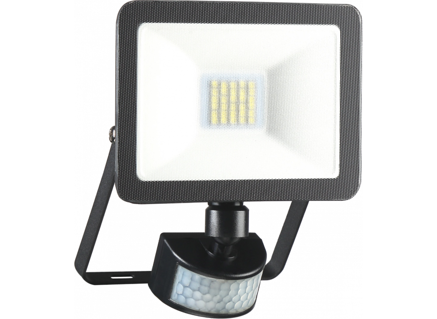 ELRO LF60 Design LED Buitenlamp met Bewegingssensor - 10W – 800LM – IP54 Waterdicht - Zwart