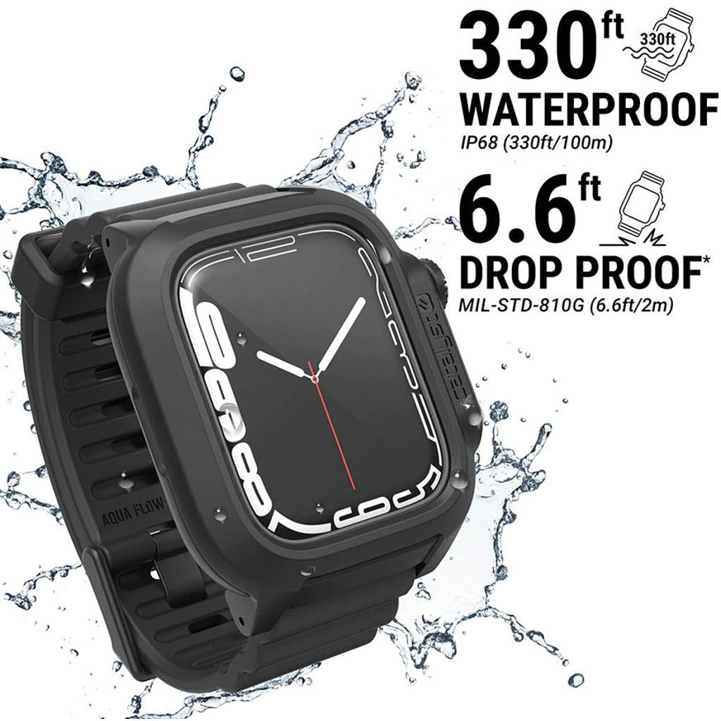 Catalyst Waterproof Case Apple Watch Series 7/8/9 45mm Black