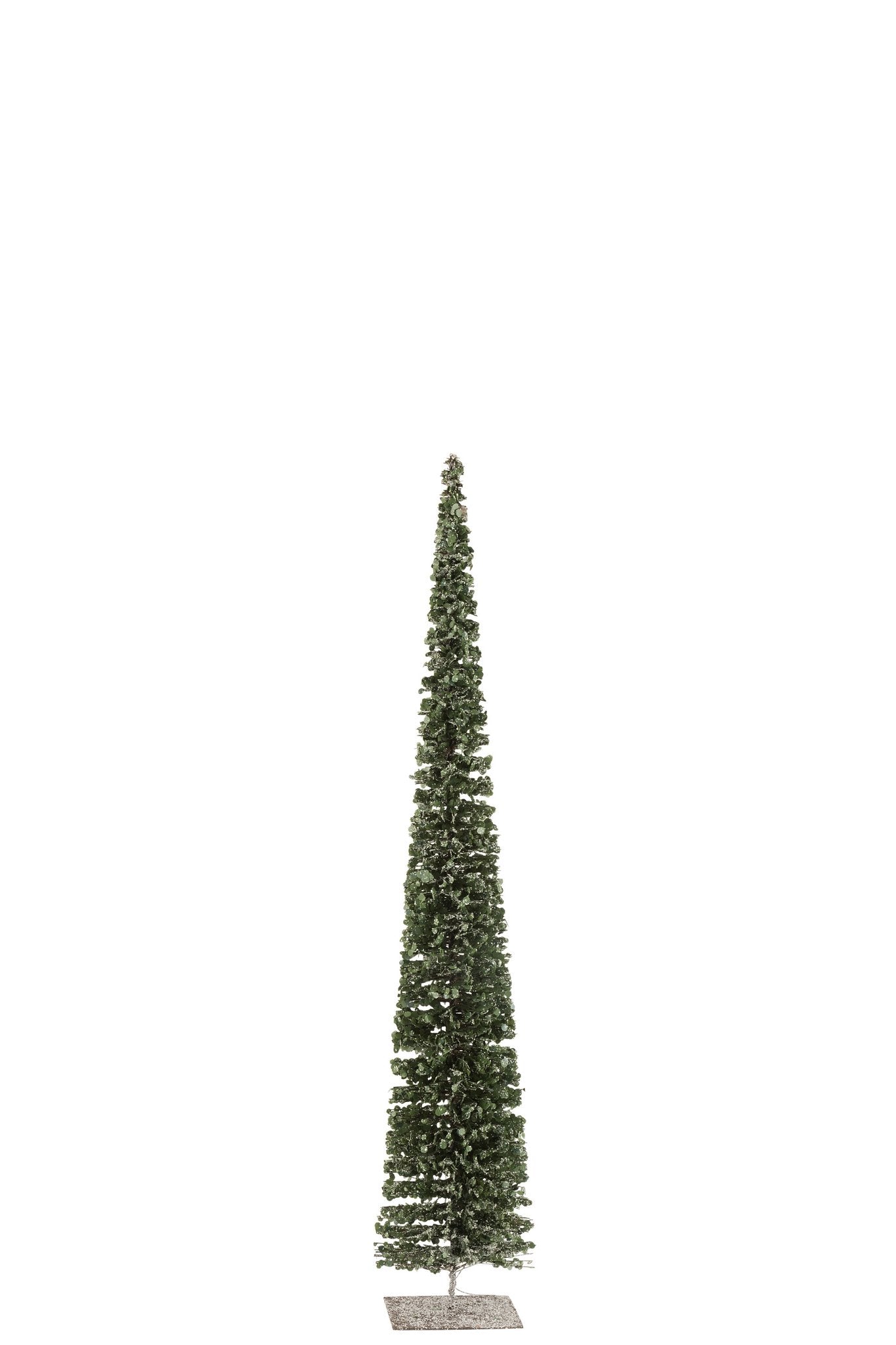 J-Line Kerstboom Sneeuw - polyresin - groen - large