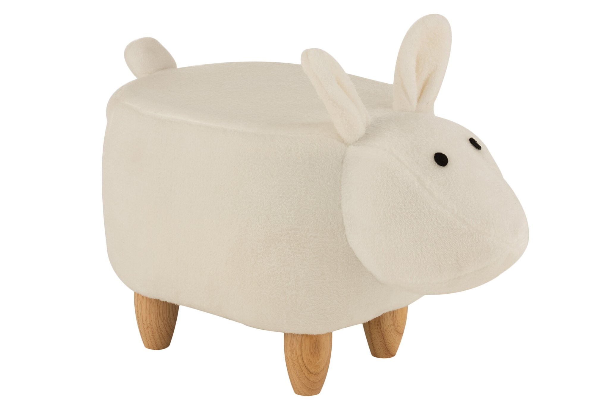 J-Line kinderstoel Schaap - hout/textiel - Ivoor - 66x32x46cm