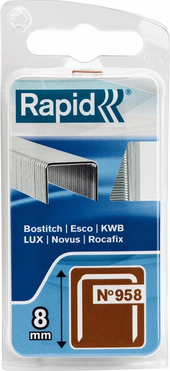 Rapid Nieten - No 958 - 8 mm 2000 stuks