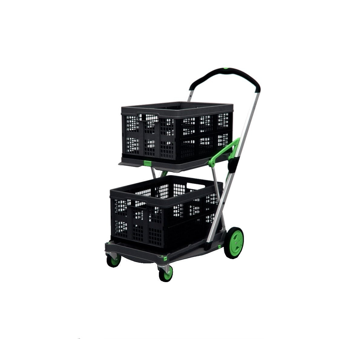 Clax trolley inclusief vouwkrat  Groen