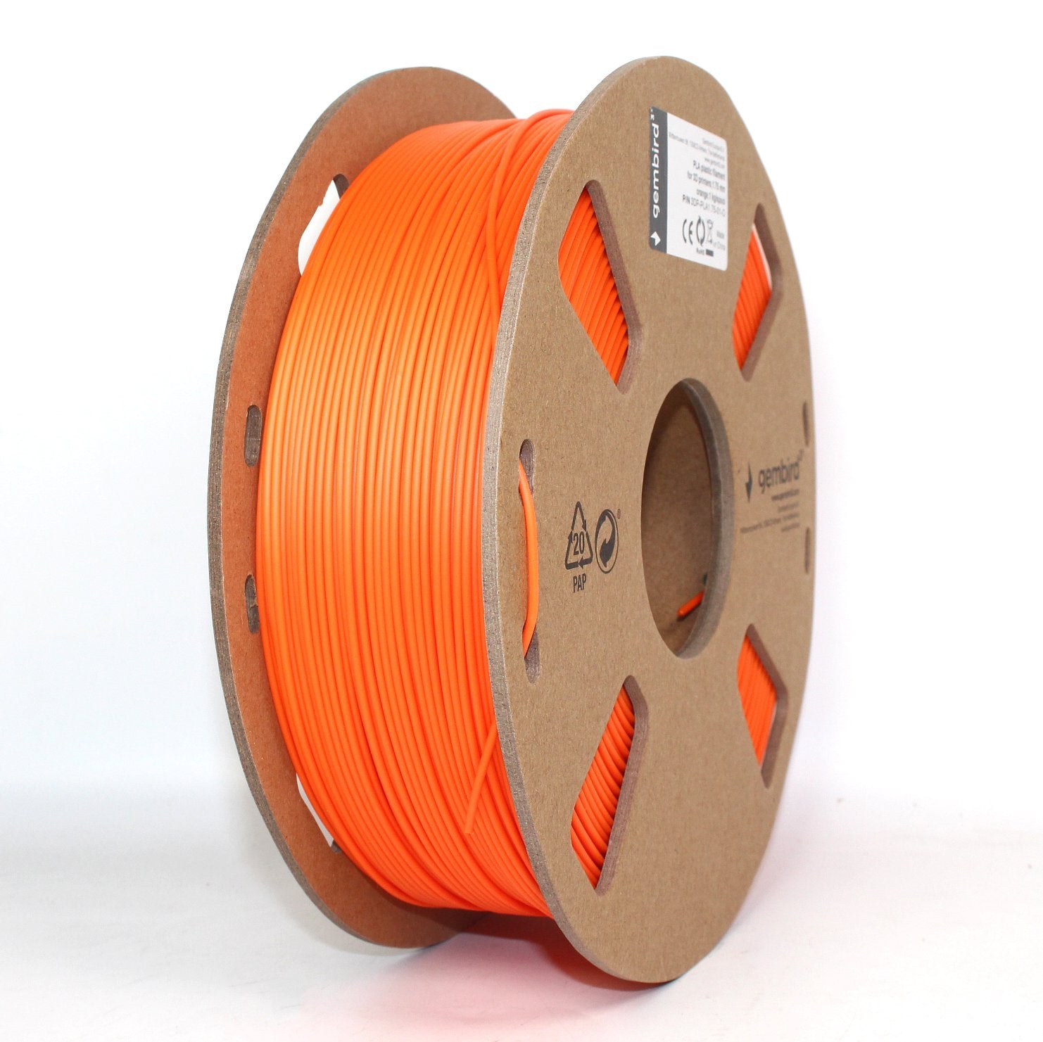 PLA filament Oranje 1.75 mm, 1 kg.