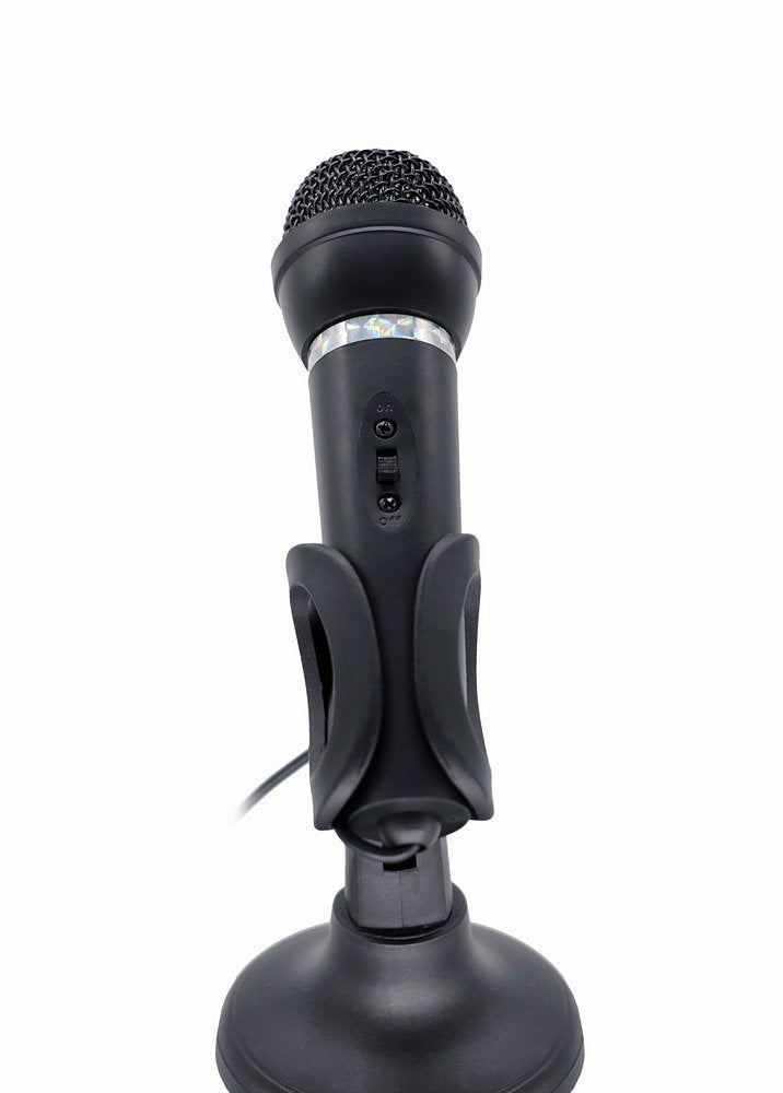 Condensator microfoon met bureaustandaard, zwart