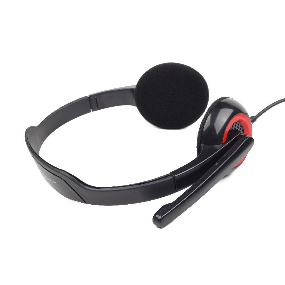 Headset zwart-rood