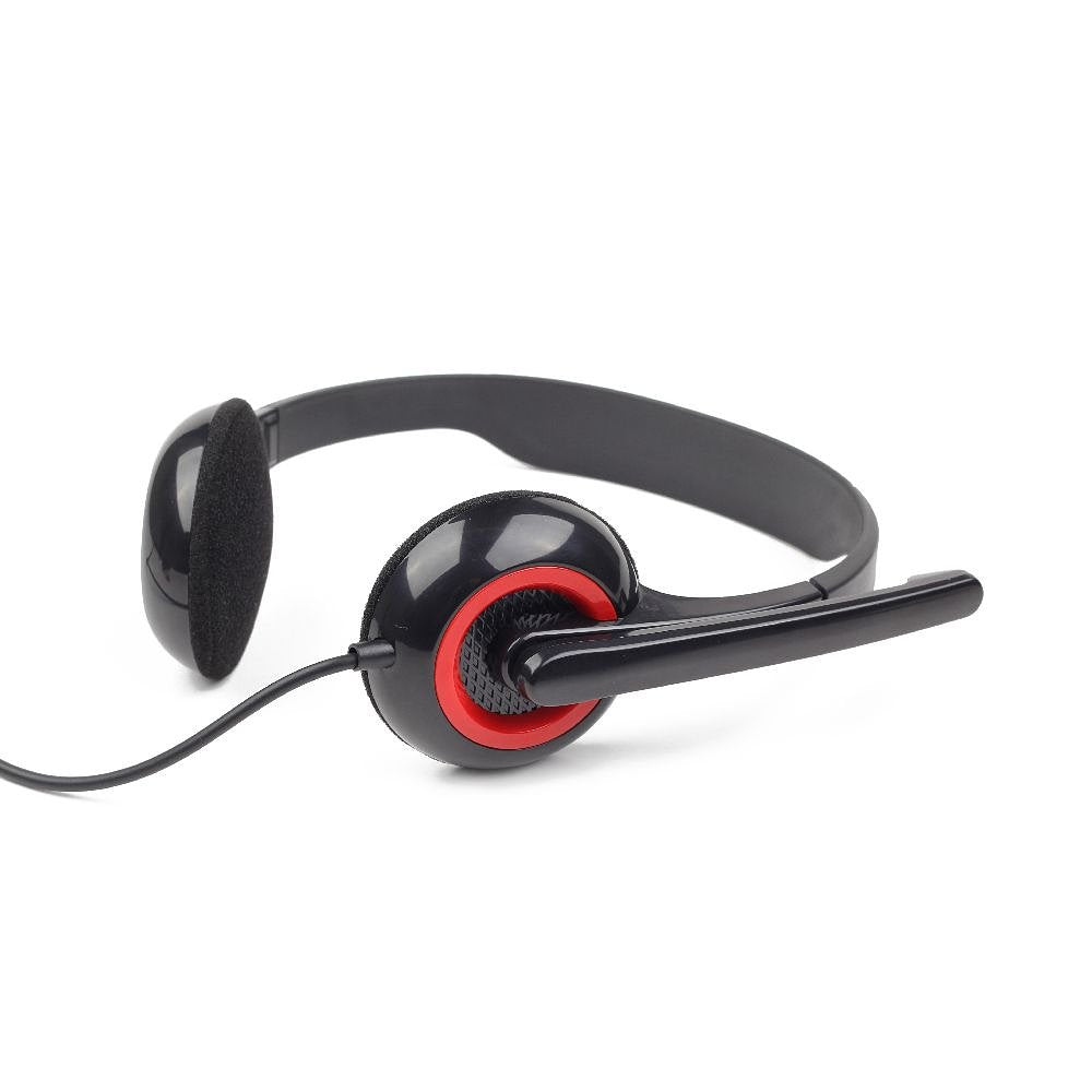 Headset zwart-rood