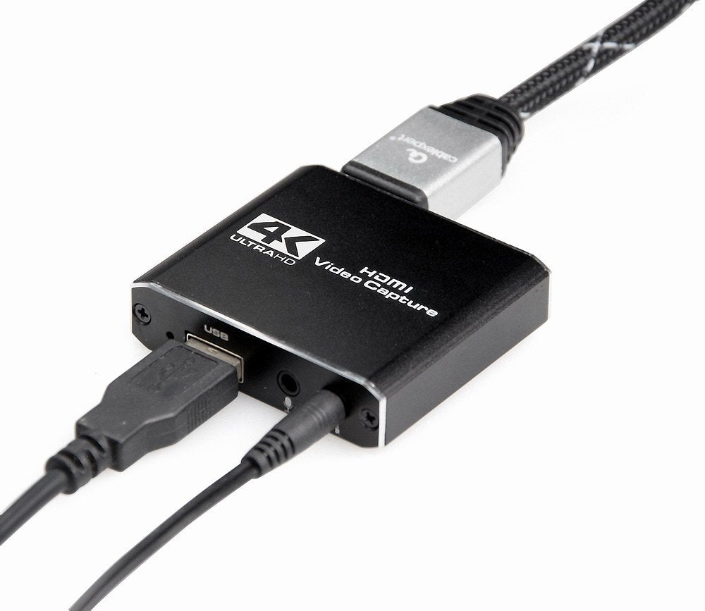 USB HDMI grabber, 4K, pass-through HDMI