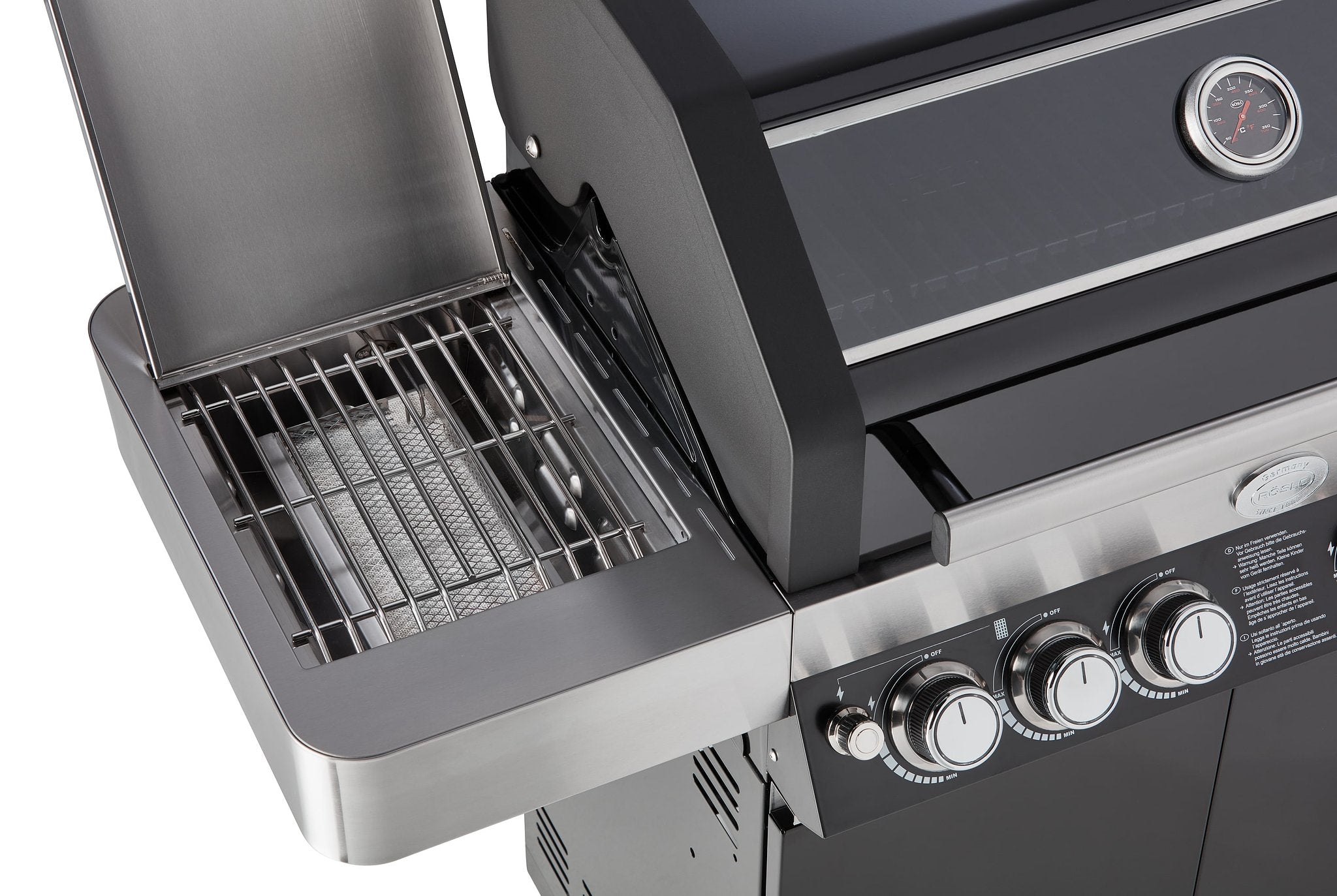 Rösle gasbarbecue Videro G4-S Vario, 30 mbar, zwart