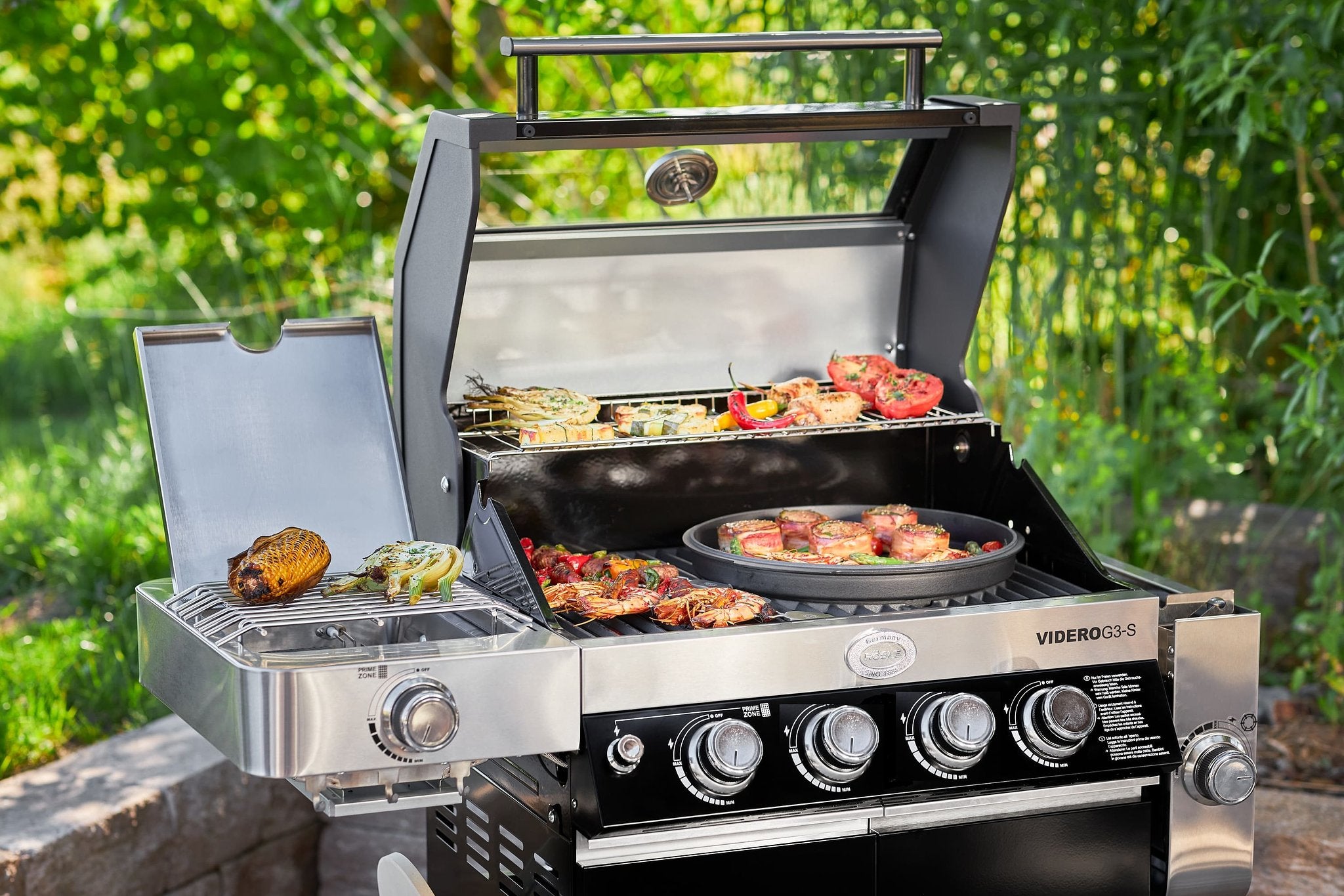 Rösle gasbarbecue Videro G4-S Vario, 30 mbar, zwart