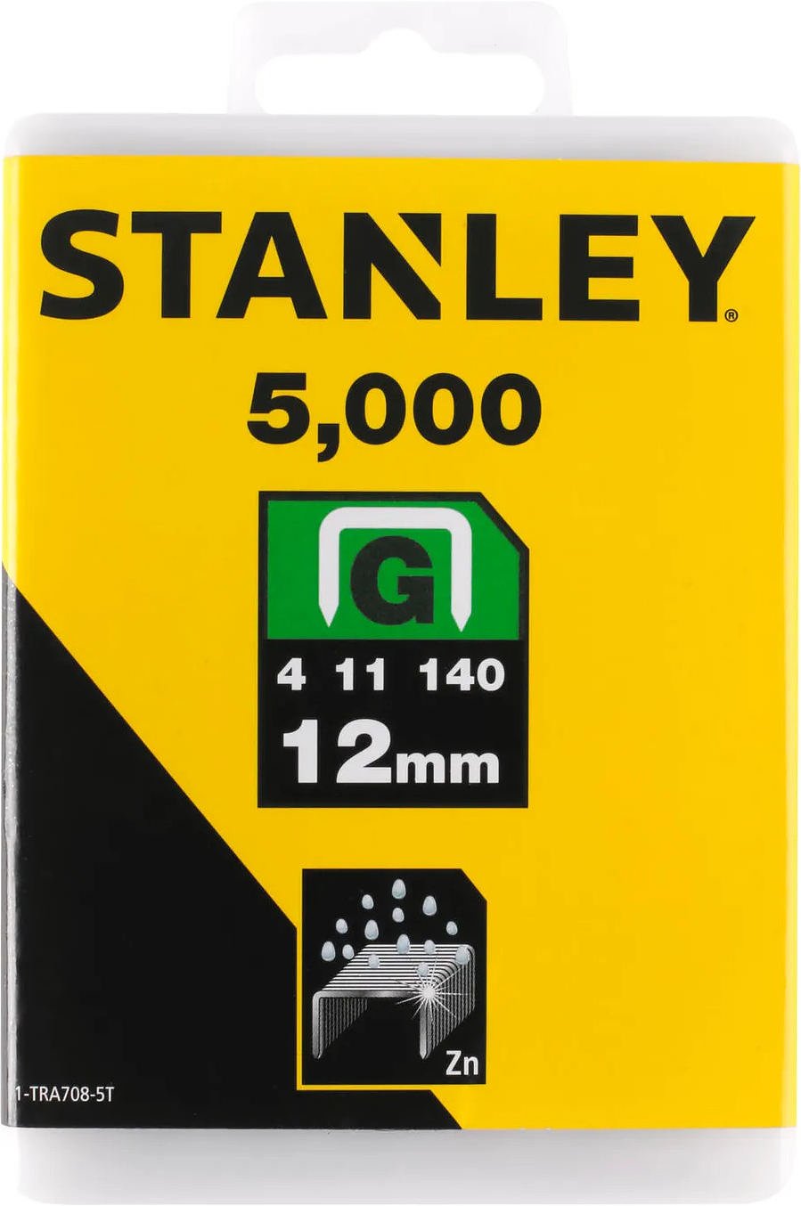 Stanley nietjes 12 mm type G 5000 stuks