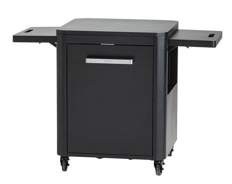 Cozze Cozze® Trolley with 1 door and foldable side tables, 67 x 67 x 90 cm