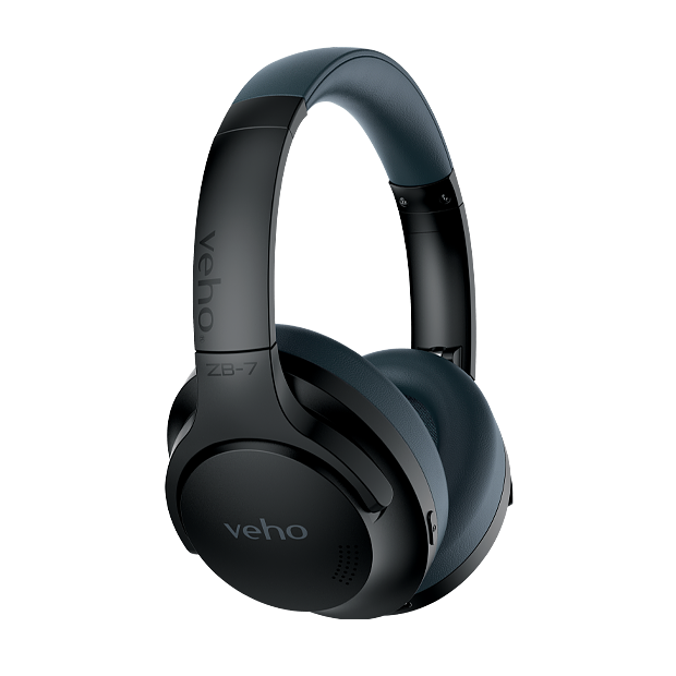Veho ZB-7 wireless ANC headphones - Black - VEP-024-ZB7-B