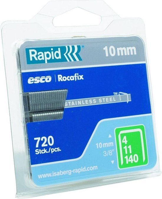 Rapid Nieten 140-10 mm RVS 2.000 st.. Box