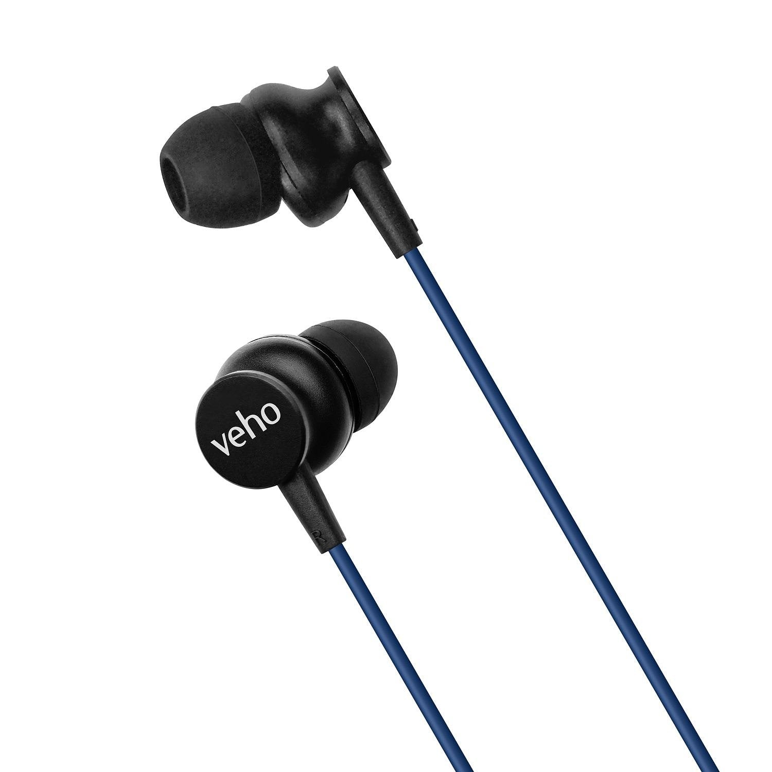 Veho Z3 earphones - blue | VEP-104-Z3-B