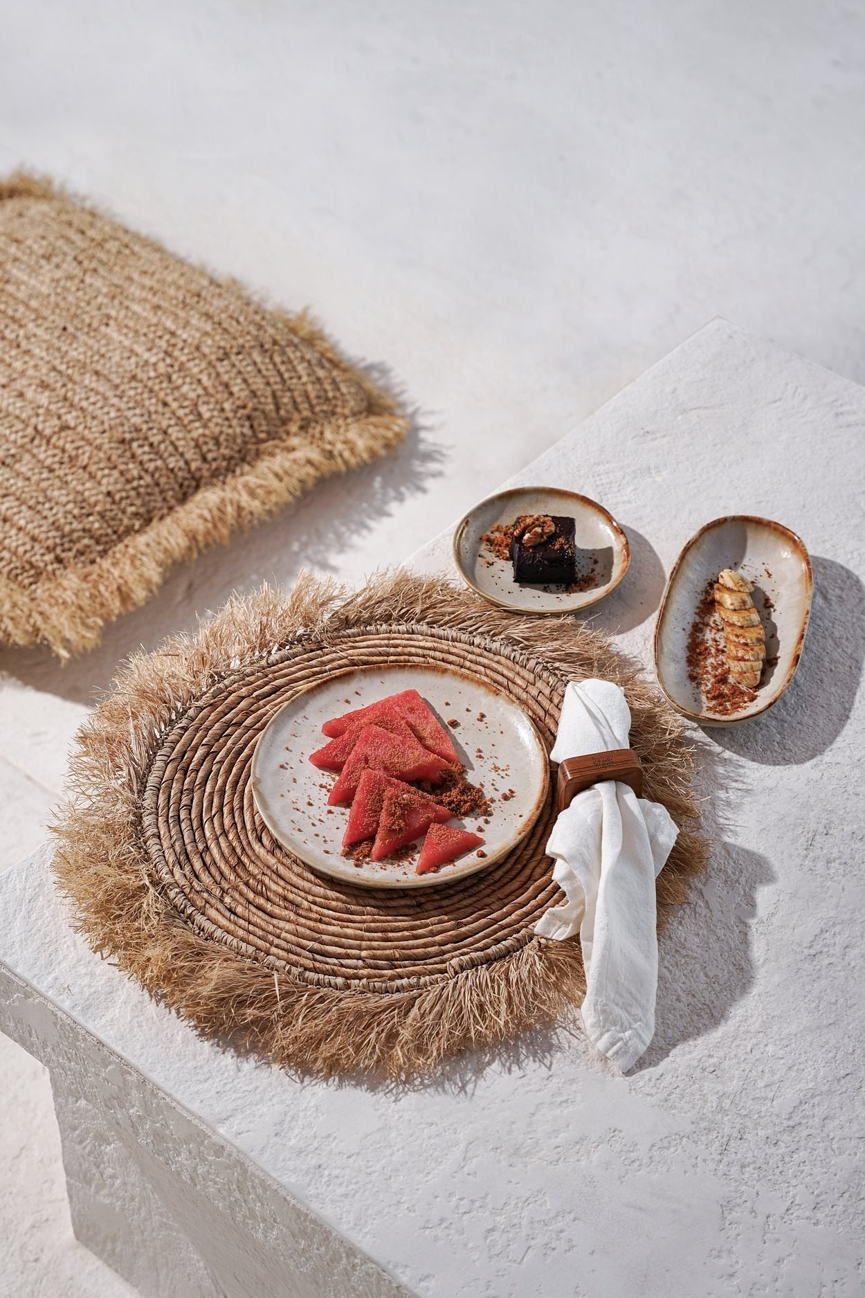 De Banana Raffia Placemat - Naturel