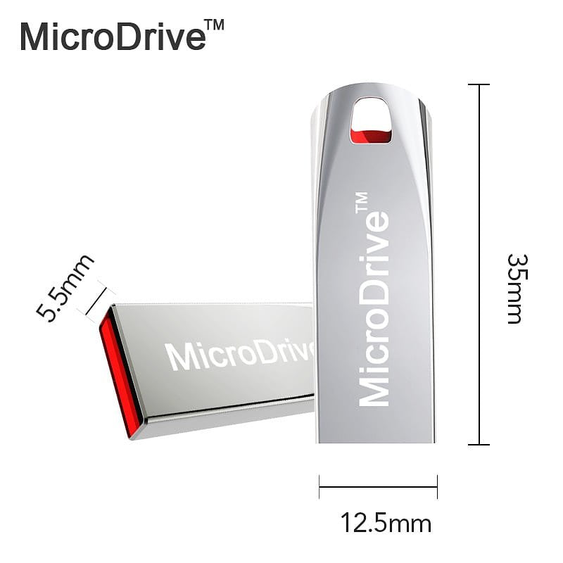 Microdrive USB Flash Drive 32 GB Zilver