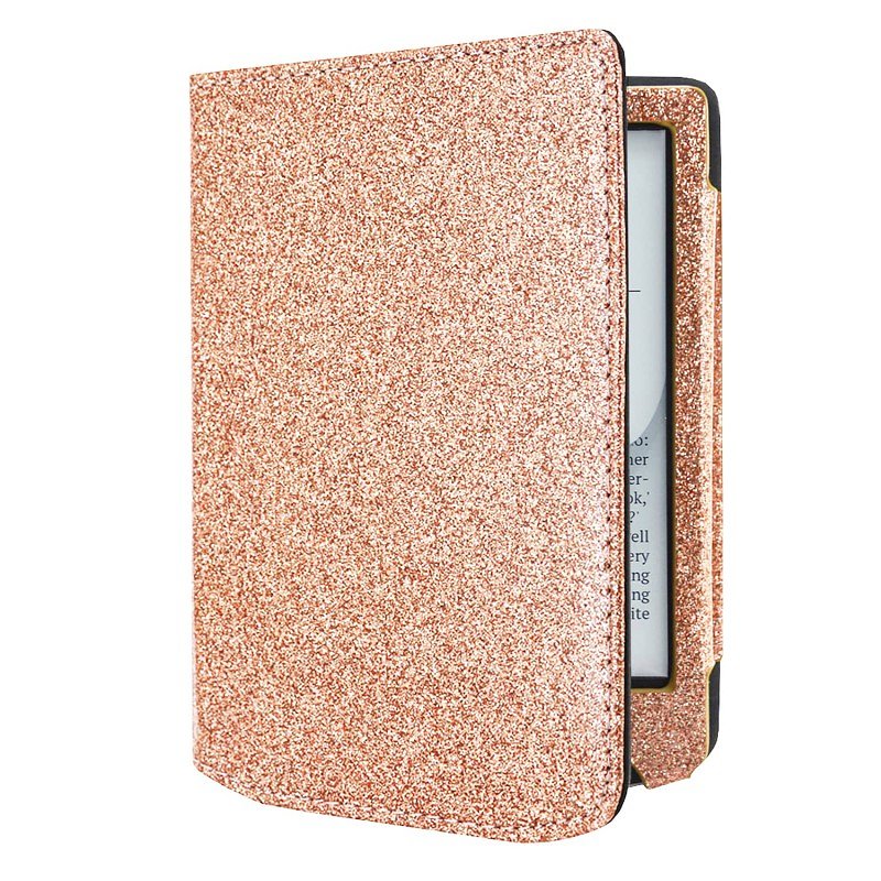 Sparkling Hoesje Geschikt voor Pocketbook Verse Pro Hoes Cover Roze Glitter