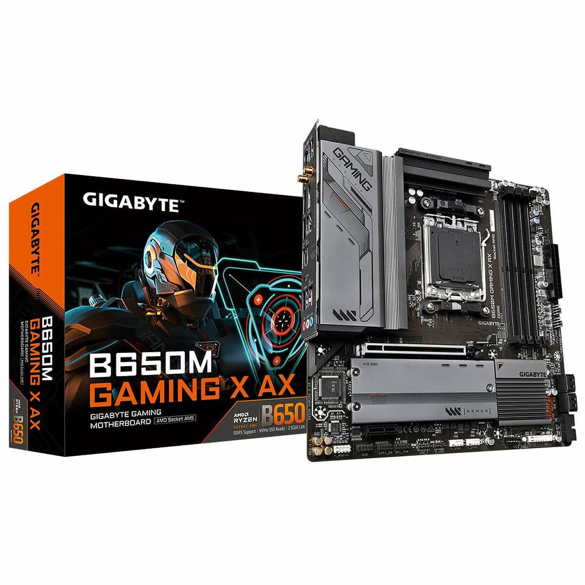 Gigabyte B650M GAMING X AX B650M GAMING X AX (rev. 1.x) AMD, AM5, AMD Ryzen™, DDR5-SDRAM, 128 GB