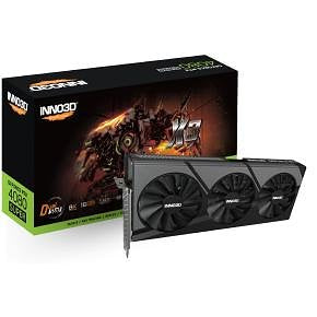 INNO3D N408S3-166X-18703552 GeForce RTX 4080 SUPER X3, 16GB GDDR6X, 256-bit, 2550, 23Gbps, 3xDP+HDMI