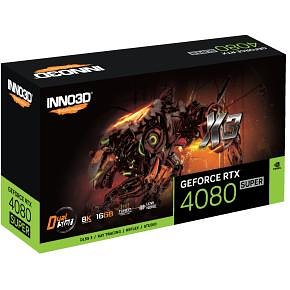 INNO3D N408S3-166X-18703552 GeForce RTX 4080 SUPER X3, 16GB GDDR6X, 256-bit, 2550, 23Gbps, 3xDP+HDMI