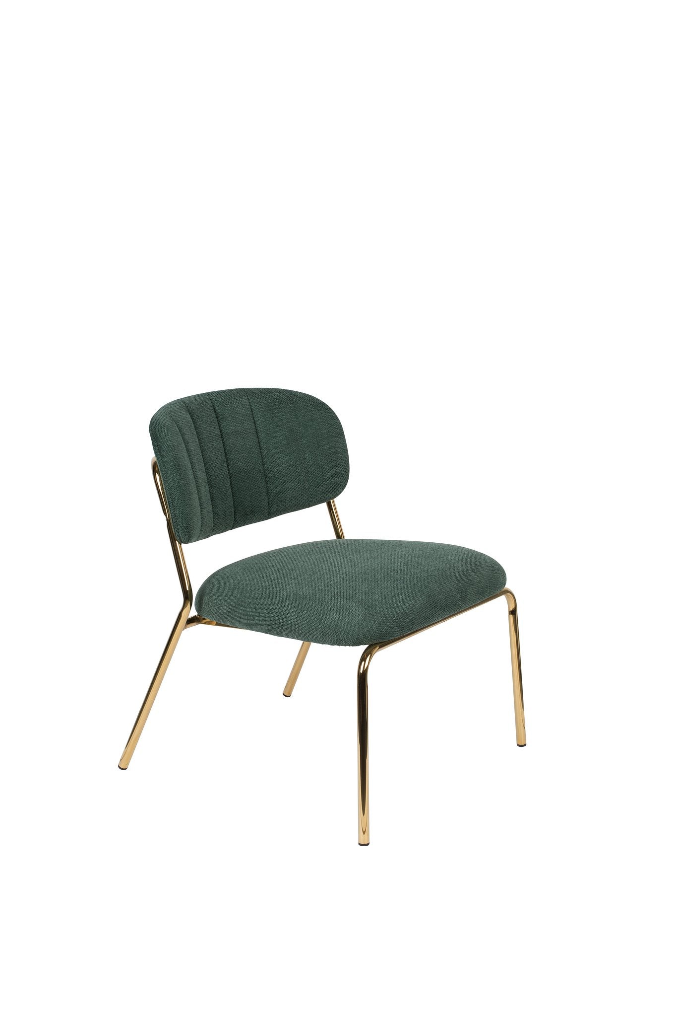 ANLI STYLE Lounge Chair Jolien Gold/Dark Green
