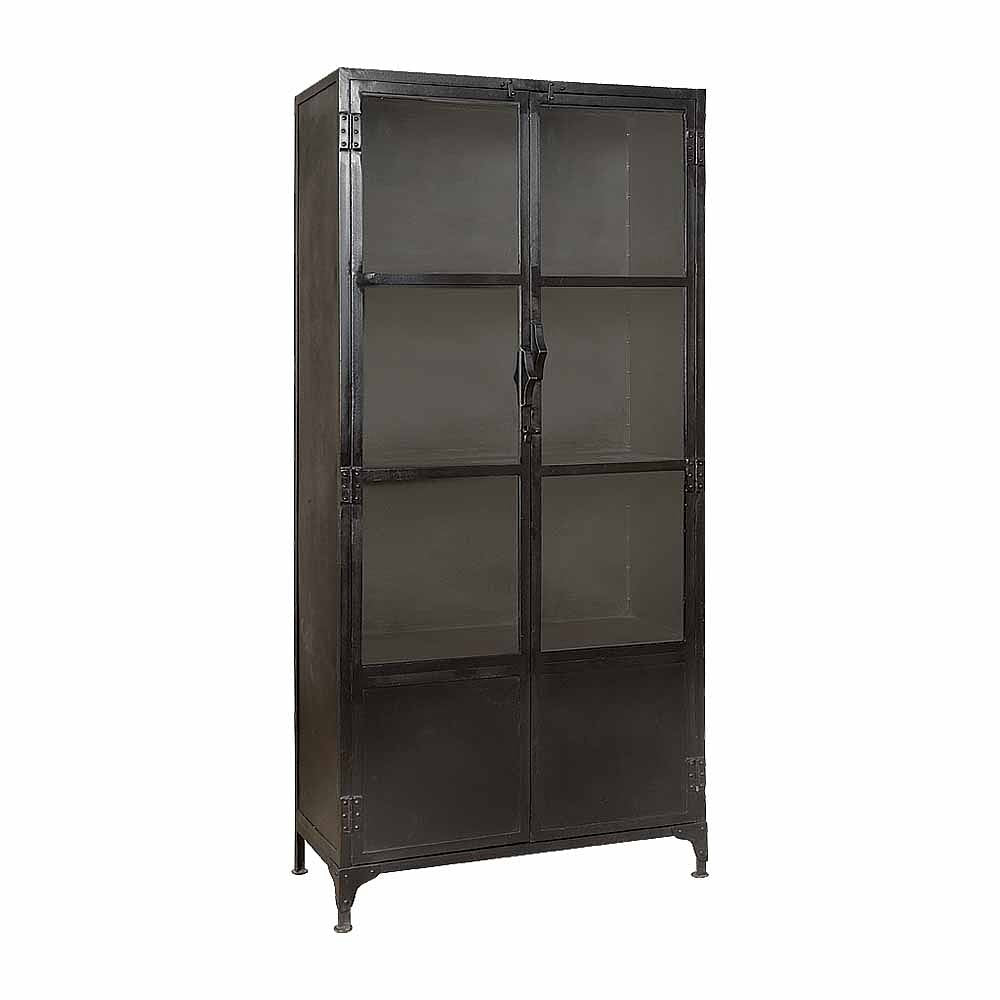 Tower living Glass-Cabinet 2 drs. - 90x40x192