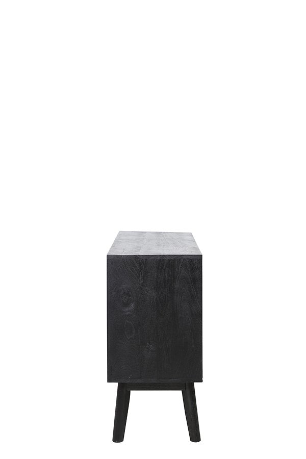 Light&living Kast met 6 laden 114x40x80 cm ESPITA hout zwart