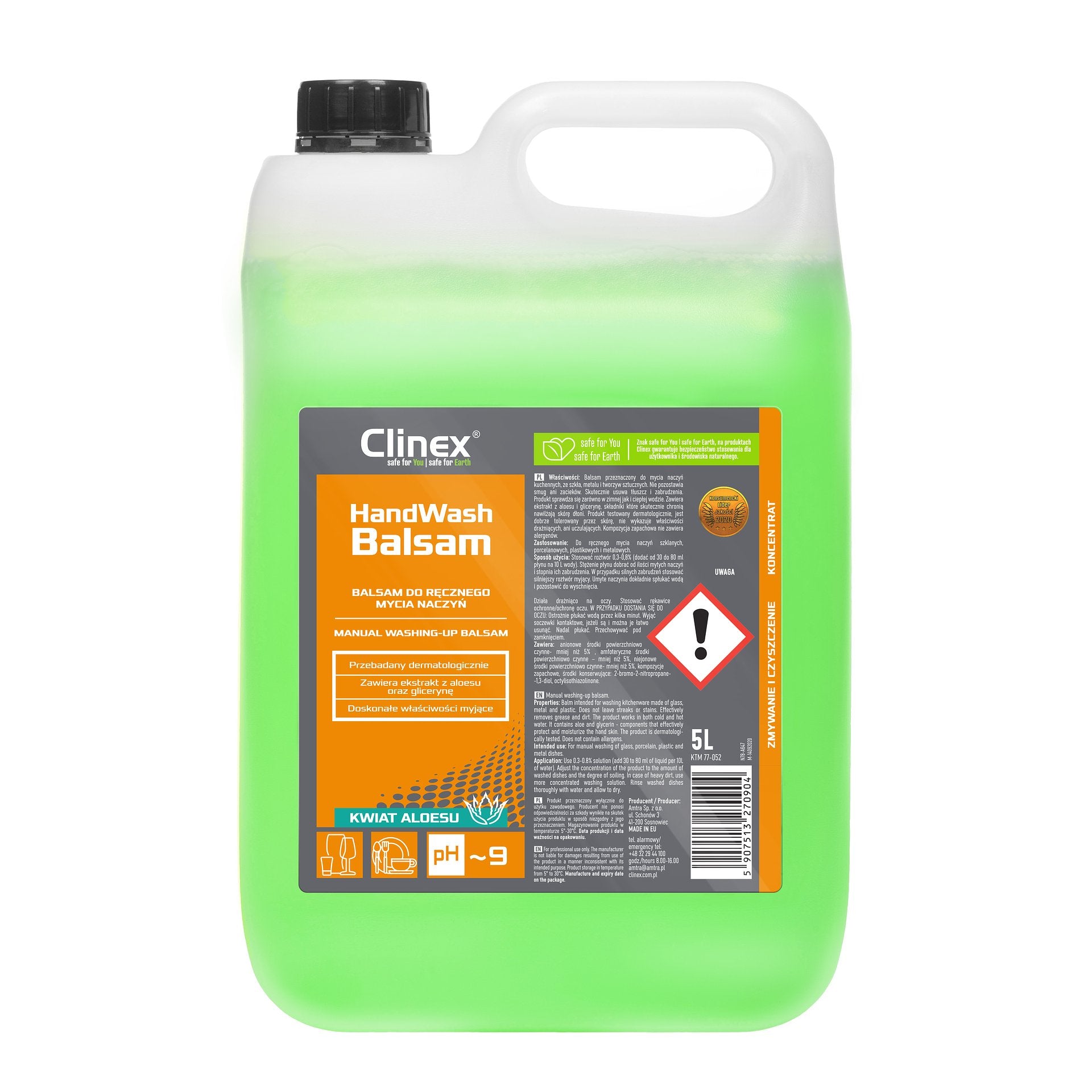 Afwasmiddel Clinex Hand Wash Balsam 5 liter