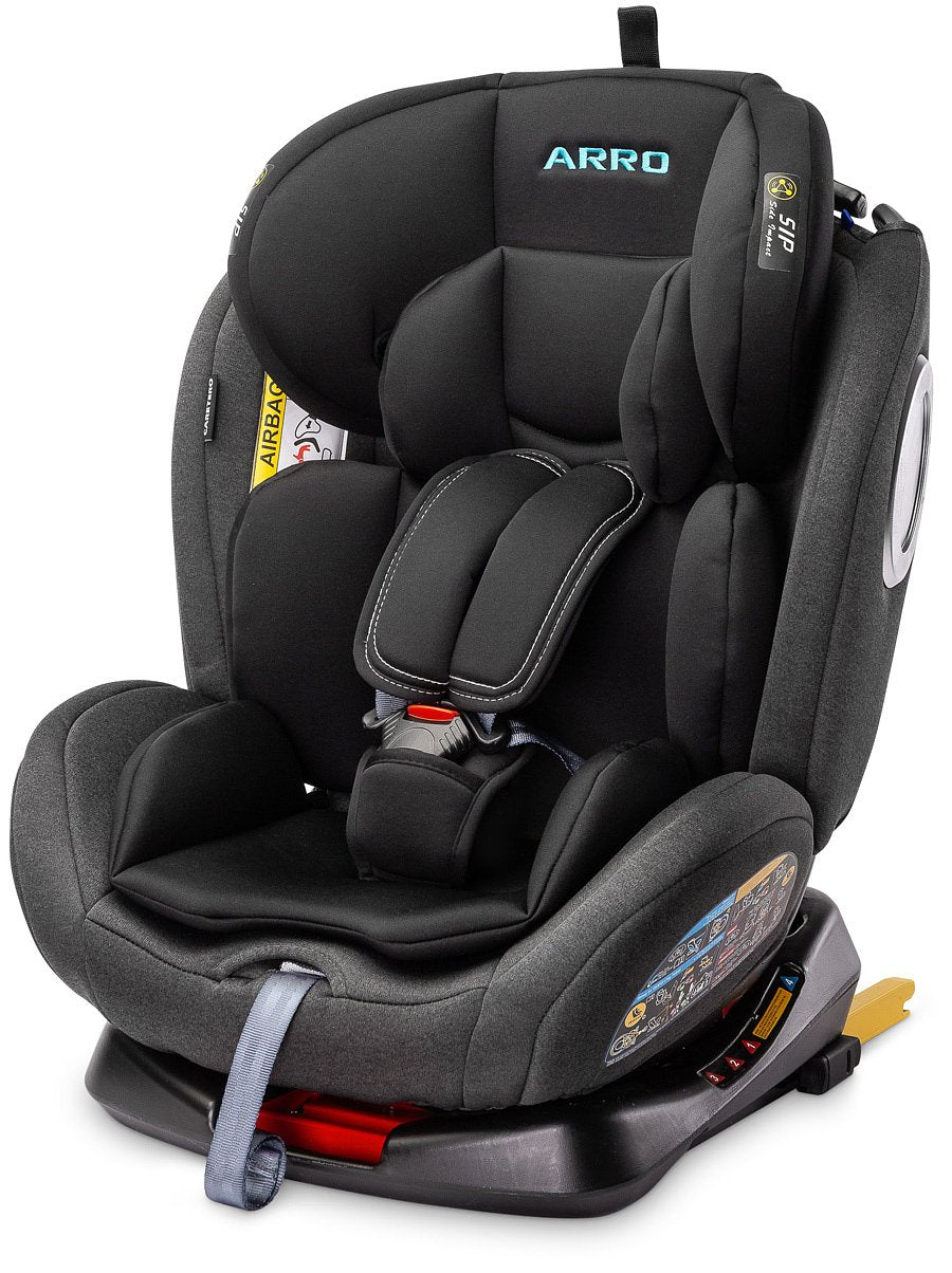 Caretero Arro Autostoel met Isofix (Zwart, 360° draaibaar, 0-36 kg)