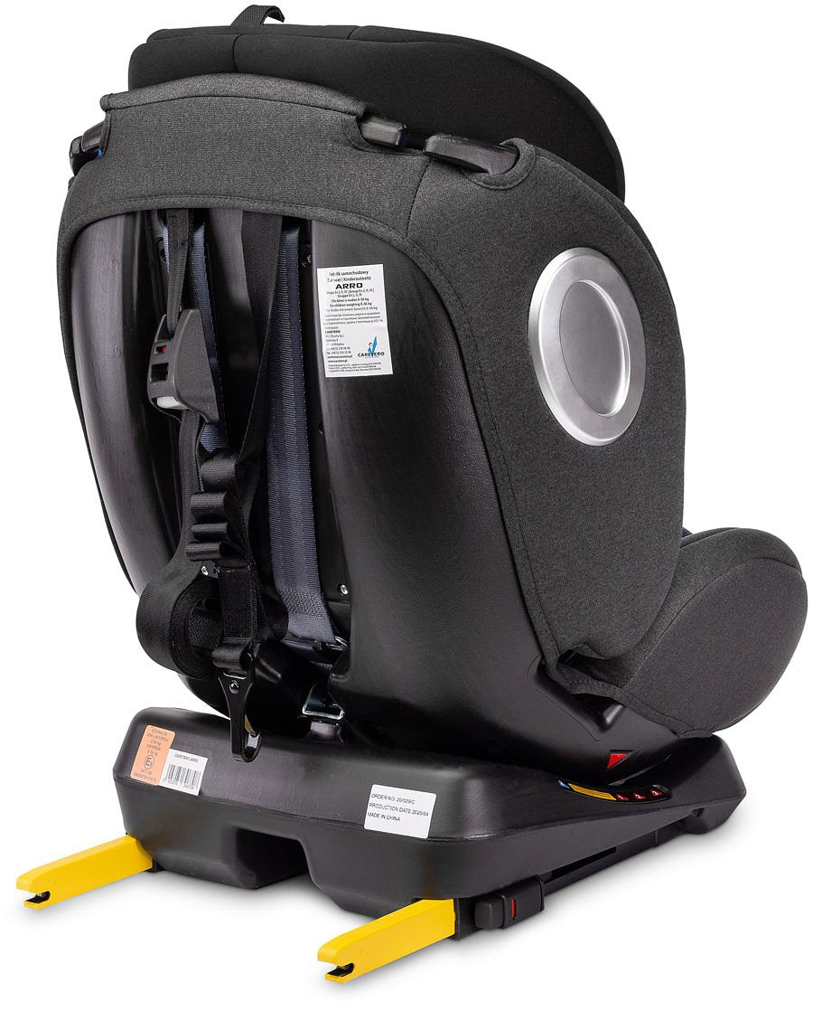 Caretero Arro Autostoel met Isofix (Zwart, 360° draaibaar, 0-36 kg)