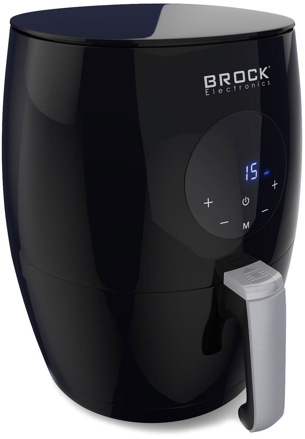BROCK Electronics Airfryer AFD 3502 BK (3.5 liter, 1200W, Digitaal)