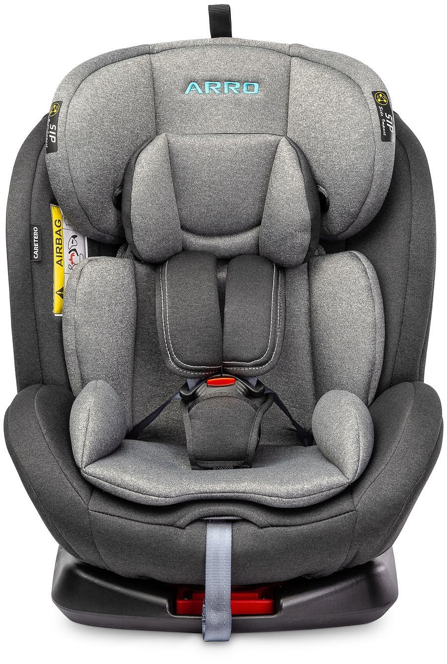 Caretero Arro Autostoel met Isofix (Grijs, 360° draaibaar, 0-36 kg)