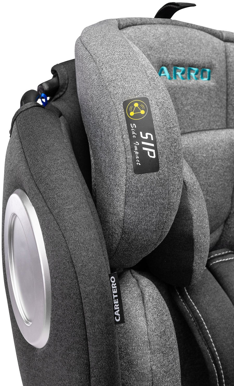 Caretero Arro Autostoel met Isofix (Grijs, 360° draaibaar, 0-36 kg)
