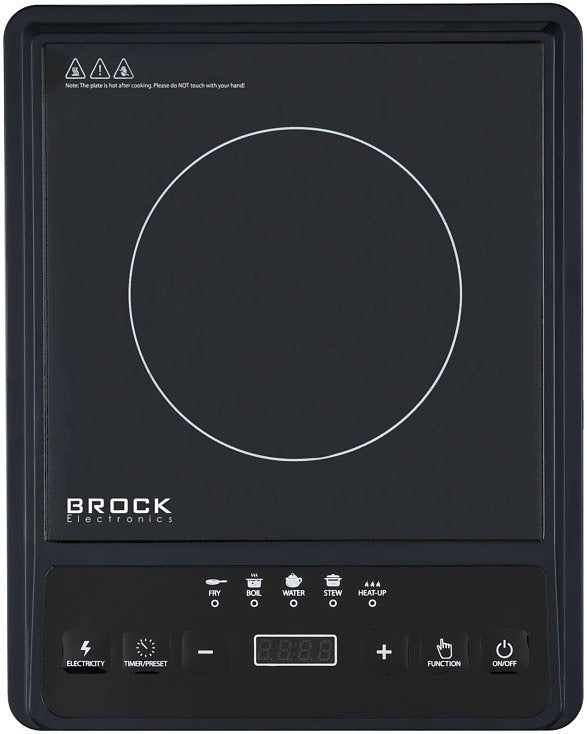 BROCK Electronics Inductiekookplaat HP 2009 (2000W, Ø 25 cm)