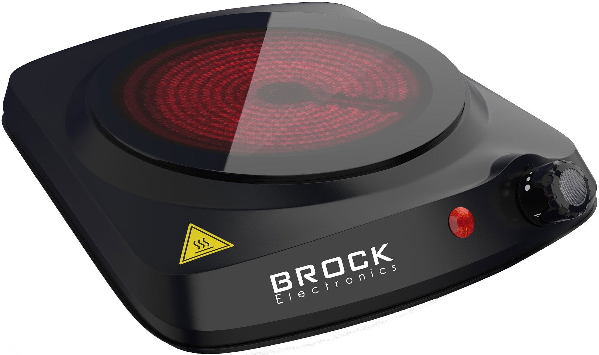 BROCK Electronics Infrarood Kookplaat HPI 3001 BK (1200W, Ø 17,7 cm)