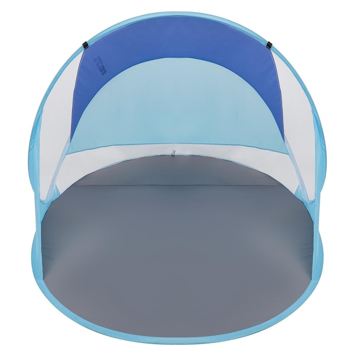 Pop-up strandtent - blauw - zelfuitklappend - 190x120x90/70cm
