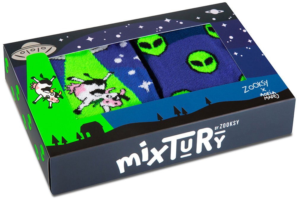 Zooksy mixTURY 2-pack Sokken - UFO
