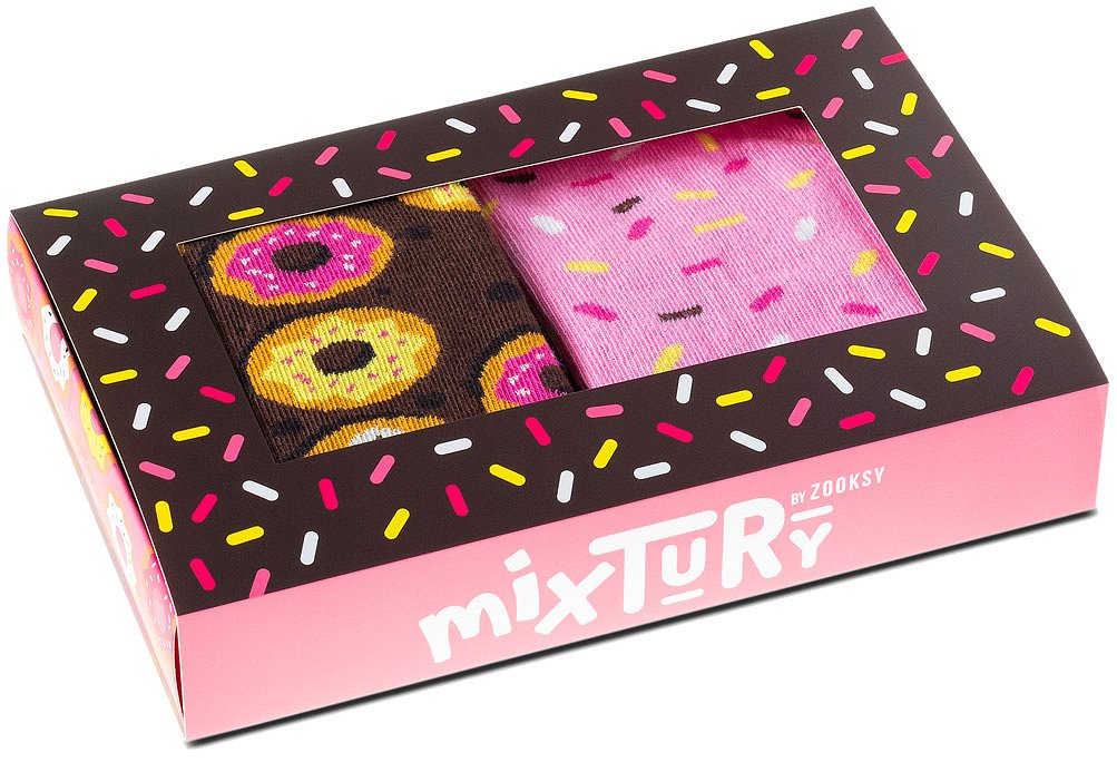 Zooksy mixTURY 2-pack Sokken - Donut