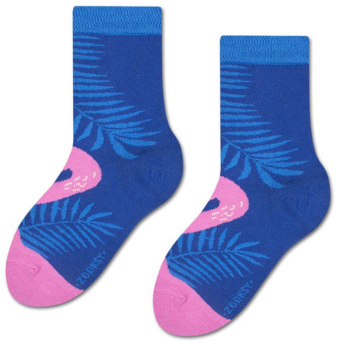 Zooksy mixTURY 2-pack Sokken - Pink Flamingo