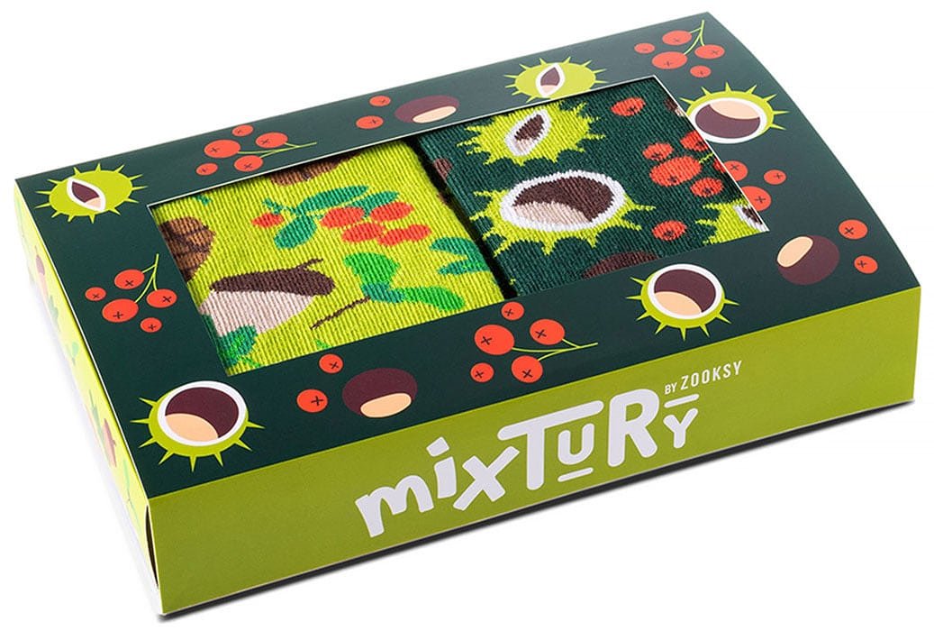 Zooksy mixTURY 2-pack Sokken - Forest