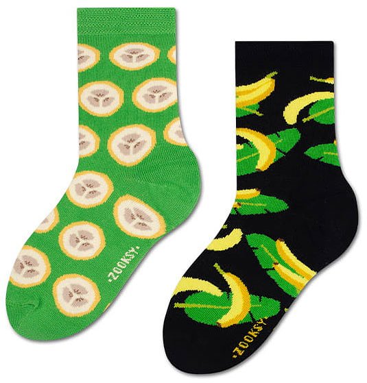 Zooksy mixTURY 2-pack Sokken - Banana